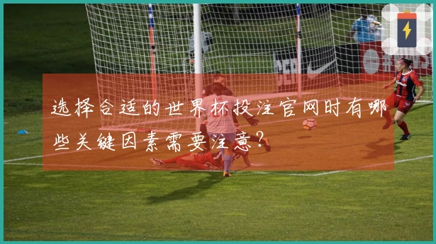 选择合适的世界杯投注官网时有哪些关键因素需要注意?
